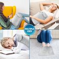 thumbnail image 3 of lectric Foot Warmer - Cuddly Foot Warmer - Automatic Shut-Off - Washable Electric Foot Warmer Quick Heating Cushion for Foot, Back and Full Body for Men and Women (Grey), 3 of 5