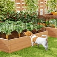 thumbnail image 3 of SUNALLY Metal Garden Fences and Borders, Total 10ft(L) x 24in(H) Rustproof Fencing Animal Barrier, 10 Piece Decorative Fence Panels for Yard, Lawn and Patio, 3 of 8