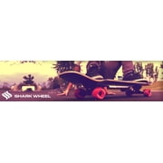 Shark Wheel 72MM DNA Formula- Black Wheels for Longboards
