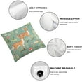thumbnail image 4 of COMIO  Watercolor Baby Deers Throw Pillow Covers Set of 2 Woodland Forest Animals Butterflies and Flowers Decorative Pillowcases Soft Cushion Covers for Sofa Couch Bed Home Decor,, 4 of 6
