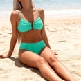 thumbnail image 3 of Bikinis for Women High Waisted Push Up Bikini Top with Built-In-Bra and Seamless Cheeky Swim Bottom, 3 of 5