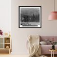 thumbnail image 3 of Historic Framed Print, French Lake, Nevada County, near Old Man Mountain, Central Pacific Railroad, 17-7/8" x 21-7/8", 3 of 9