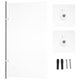 thumbnail image 4 of GOOHOCHY Estante de almacenamiento de pared de acrílico transparente en forma de L para baño, sin perforaciones, 4 of 7