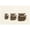 Iron, variant on Amore Designs Crowne Black Gold Small Shelf Bracket - Black Gold