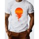 thumbnail image 1 of Classic Fit Pure Cotton Round Neck Letter Printed Casual T-Shirt for Men - Soft, Breathable, and Comfortable - Perfect for Daily Wear, 1 of 5
