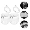 thumbnail image 2 of SHISUYAN 2Pcs Honey Jars Airtight Jam Bottles Plastic Sealed Jar Airtight Caviar Jars for Home, 2 of 6