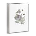 thumbnail image 4 of Stupell Industries Lilacs & Bumble Bees Animals & Insects Painting Gray Framed Art Print Wall Art, 16 x 20, 4 of 10
