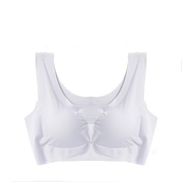 Laser Cut Bra Soft Comfortable Solid Color Wireless Thin Style