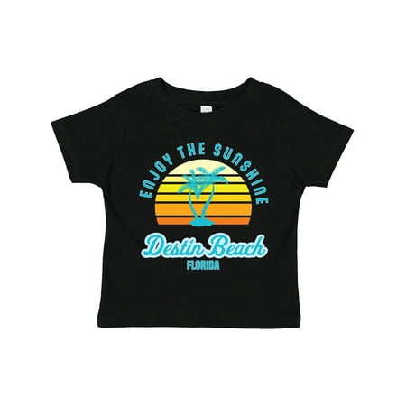 

Inktastic Summer Enjoy the Sunshine Destin Beach Florida in Blue Gift Toddler Boy or Toddler Girl T-Shirt