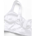 thumbnail image 3 of Just My Size Women's Easy On Front Close Wirefree Bra MJ1107 46D White - 2-pack, 3 of 4