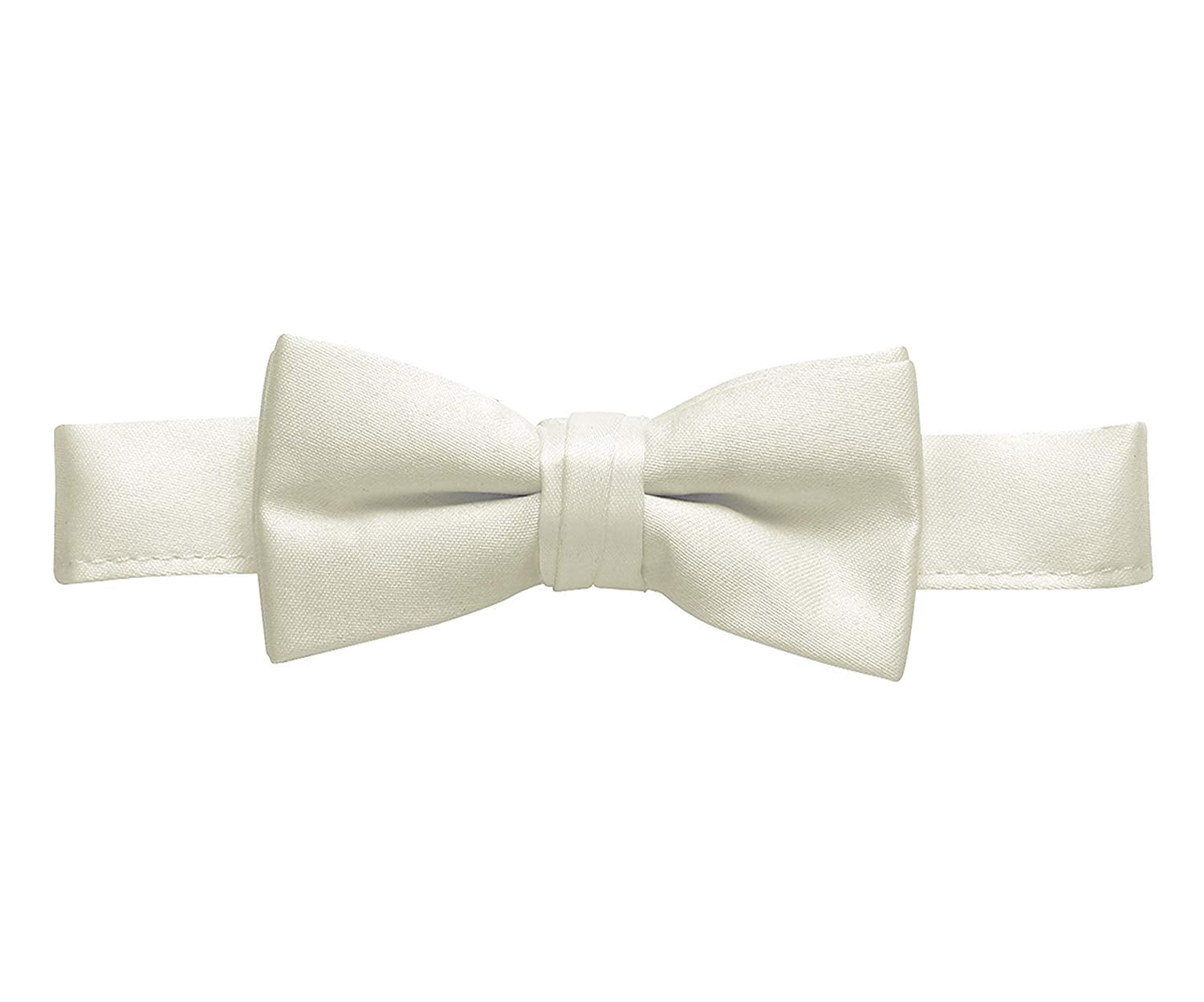 Hold'em Bow Tie Set, Baby Pre-Tied Bow Tie, 1' Suspender for Toddler Kids - Ivory