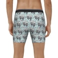 thumbnail image 4 of Salouo Sea Otter Pattern Men's Boxer Briefs, Soft & Breathable Underwear Elastic Waistband Briefs for Men,1-Pack, 4 of 7
