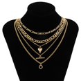 thumbnail image 1 of Alliage de collier multicouche Femmes: Collier Collier Collier Collier Collier Collier, 1 of 10