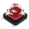 thumbnail image 2 of 2025 Paper Sculpture Desk Calendar - Perpetual 360° Model, Precision-Engraved, Tear-Off Notepad for Meditations & To-Do Lists, Stylish Office Decor Red, 2 of 3