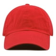 thumbnail image 2 of Plain 100% Cotton Hat Men Women Adjustable Baseball Cap, 2 of 3