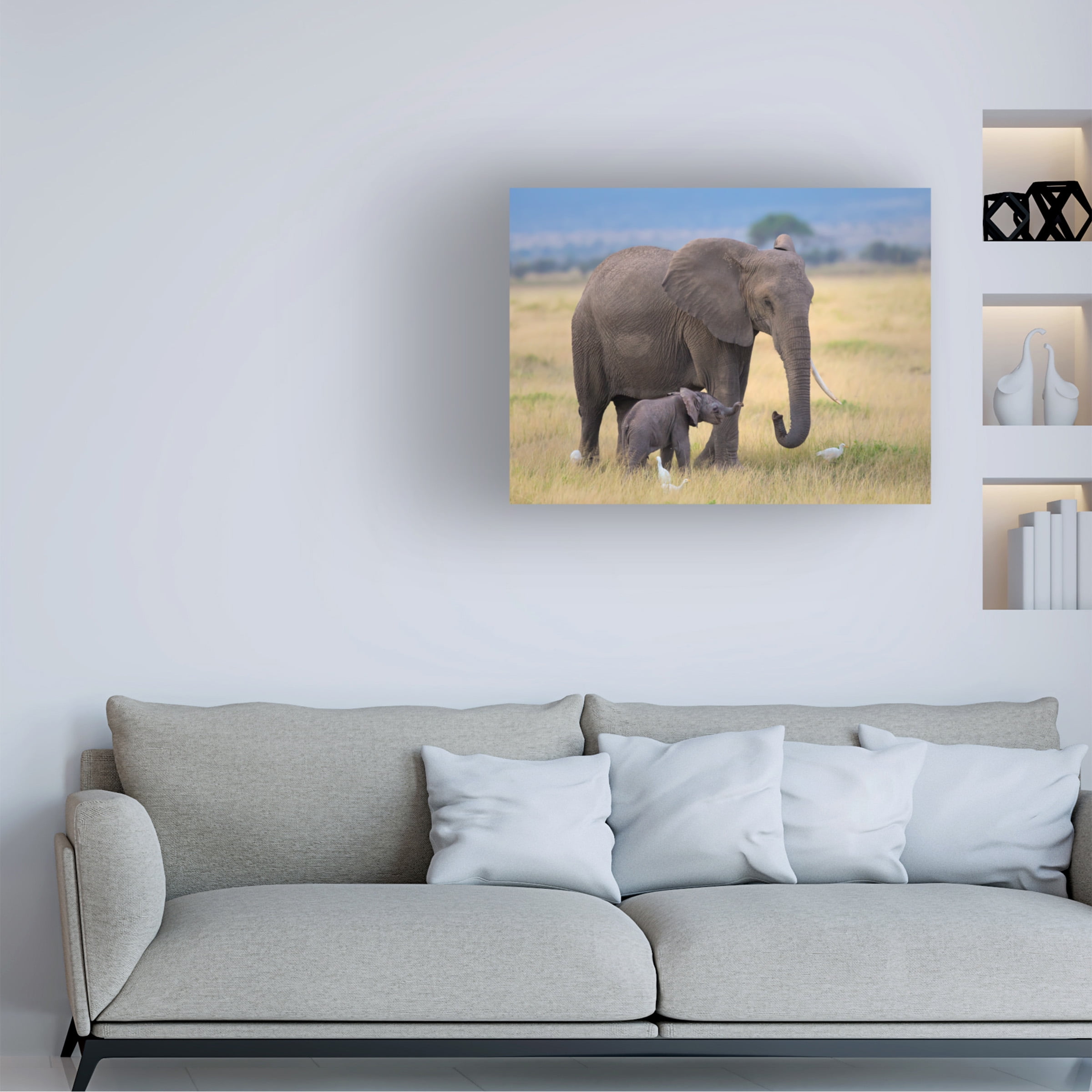 Young Feng 'Learning' Canvas Art