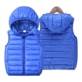 thumbnail image 5 of Kkkded Kids Toddler Girls Boys Puffer Vest Sleeveless Jacket Waistcoat Outwear for Big Little Girls Boys 4-15T, 5 of 6