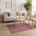 thumbnail image 3 of ODIKA Front Door Plaid Bold Gingham Grid Boho Throw Checkered Farmhouse for Playroom, Bedroom, Reading Nook, Pet Friendly & Kids Safe Play, 3 of 7
