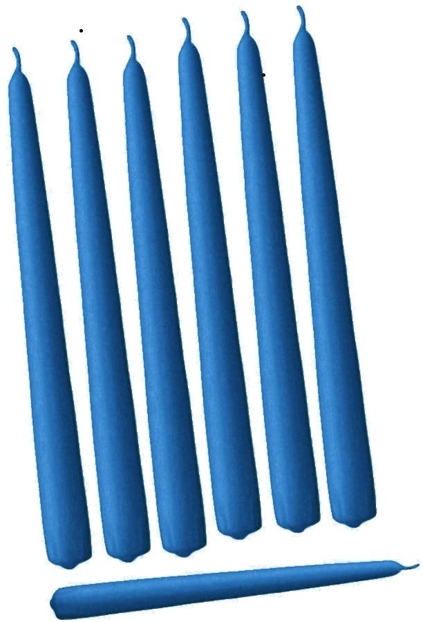 D'light Online Elegant Taper Candles Dripless and Smokeless Set of 144