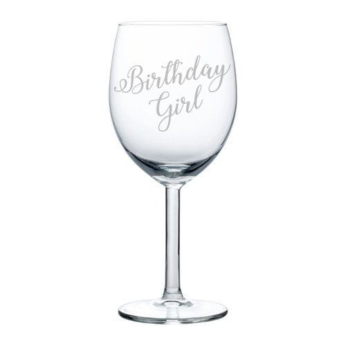 Wine Glass Goblet Birthday Girl (10 oz)