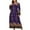 Purple, variant on DDAPJ pyju African Dresses for Women Ethnic Tribal Print Long Sleeve Maxi Dresses Plus Size Empire Waist Dresses Caftan Beach Dress Evening Party Dresses Birthday Gifts 2025 Purple XXXL