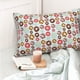 thumbnail image 4 of Balery Colorful Donuts Funda de Cojín Estampada, Regalos para Mujeres, Regalos de Amor para Ella, Regalos para Novia o Esposa, Funda de Almohada-14"x20", 4 of 6