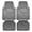 Gray, variant on Armor All 4 Piece Black All-Season Trim-to-Fit Floor Mats, 78846WDC