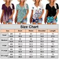 thumbnail image 4 of ONLYSHE Women's Plus Size Tops Short Sleeve T Shirts Flowy Pleated Tunic Causal Summer Tee Blouses, 4 of 6