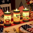 thumbnail image 4 of Flameless LED Electronic Candles with Remote Control for Independence Day Party and Home Decoration, 4 of 8