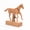 Beech, variant on Mechanical Horse Wooden Automaton Model, Kinetic Sculpture with Moving Limbs & Tail, Handcrafted Sapele Wood Desktop Art Decor for Adults, Fully Assembled, Ideal Holiday Gifts