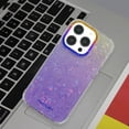 thumbnail image 2 of ELEHOLD for Apple iPhone 14 Wireless Charging Case, Heavy Duty Luxury Bling Shell Slim Soft TPU and Hard Hard PC Rugged Sturdy Drop Protective Women Girl Phone Case Cover, purple, 2 of 5