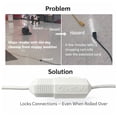 thumbnail image 6 of CordSafe Outdoor Extension Cord Protector – Weather-Resistant Snap-Lock Cover for Christmas Lighting Plug Connections – Rugged UV-Resistant Plastic Plug Protection, 3-Pack, Made in USA, 6 of 8