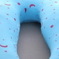thumbnail image 4 of Kuymtek U-Typ Funda almohada para embarazadas Cojín protección lateral con algodón (Luna azul), 4 of 6