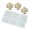 Chinese plum blossom, variant on 2pcs Fondant Impressions Mats Pastries Flower/ Pattern Lace Mat Chocolate Silicone for Cake Decorating