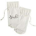 thumbnail image 2 of Bride Cotton Canvas Wine Bag, 2 of 4
