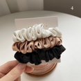 thumbnail image 1 of Banda elástica de seda satinada para el cabello para mujer y niña, bandas de goma sólidas, accesorios para el cabello femenino, 3 unidades por juego, 1 of 4