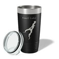 thumbnail image 2 of Knoll Lake Map Tumbler Travel Mug Insulated Laser Engraved Coffee Cup Arizona 20 oz Black, 2 of 5