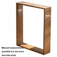 thumbnail image 4 of 4cm Deep Transparent Shadow Box Frames Bouquet Display Flower Case Deep for Crafts 3D Picture Memorabilia Memory Wooden Tabletop, 4 of 9