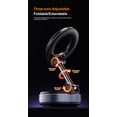 thumbnail image 5 of Magnetic Phone Holder, Upgraded With Aluminum Alloy Material, Equipped With Vacuum Suction Cup, 360 ° Rotation+Folding, Suitable for Car Screens, Bathroom Tiles and Glass, 5 of 12