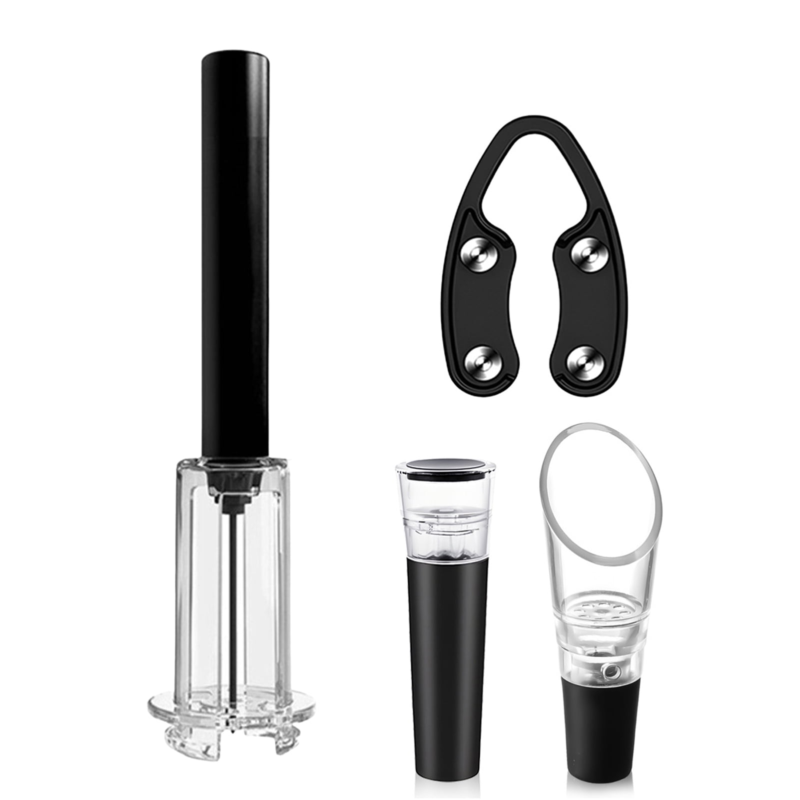 Ouvre-Bouteille Vin Poche Pression Air - Tire-Bouchon 7 Secondes Portable Voyage