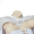 thumbnail image 6 of White Women Queen Outfit with Cloak, 6 of 9