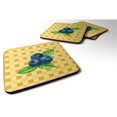 thumbnail image 1 of "Treasures Blueberries on Basketweave Decorative coasters, 3.5, Multicolor" Caroline's Treasures BB7223FC, 1 of 1