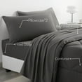 thumbnail image 4 of Microfiber Comforter 5-Piece Bedding Set – Ultra Soft All-Season Bed in a Bag with Comforter, Fitted & Flat Sheets, Pillowcases & Shams, 4 of 8