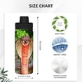 thumbnail image 3 of Susaid Cobra Snake Print 18oz Sports Insulated Kettle Stainless Steel Water Bottle Leakproof Sport Flask, 3 of 7