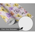 thumbnail image 6 of S4sassy Self-Stick Decorative Wallpaper, Botanical Lily Print Wall Paper, Vinyl Waterproof Contact Paper, Pastel Mix, 25"x120" Removable Renter Friendly Wall Covering For Bedroom, Dining room, 6 of 9