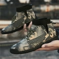 thumbnail image 5 of AnuirheiH Plus Size Mens Ankle Boots Outdoor Shoes Casual Camo Shoes Plush Warmth Men's Winter Shoes 4$ off 2nd item, 5 of 7