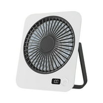 AYktou Fan - Portable Fan - Desk Fan,Portable Air Conditioners with LED Display,5 Speed Settings,180°Tilt Folding,Vertical/Hanging Use,1000mAh Large Capacity Battery,for Bedroom,Home,Office,Travel