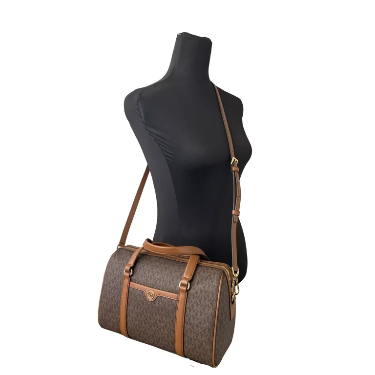 Michael Kors Travel Medium Duffle Satchel Crossbody Bag Purse  