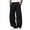 Black, variant on StSilkitty Baggy Casual Pants for Mens Solid Color Elastic Waist Drawstring Wide Leg Trousers with Pockets