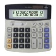 thumbnail image 1 of Solar Battery Two Power 12 Digit LCD Calculator with Memory Function for Efficient Office and School Tasks, 1 of 4